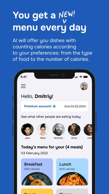 AiDiet - Eat with AI every day