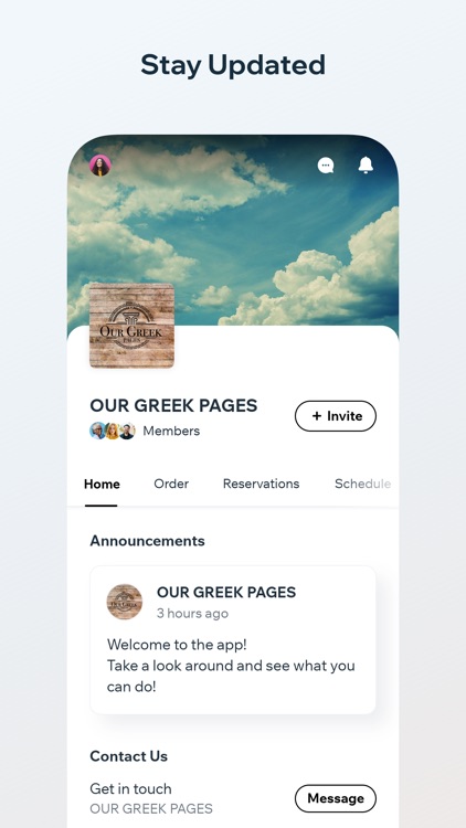 OUR GREEK PAGES