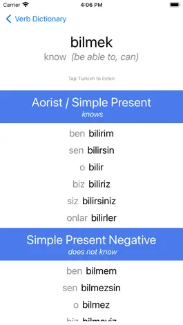 Game screenshot Turkish Verb Blitz hack