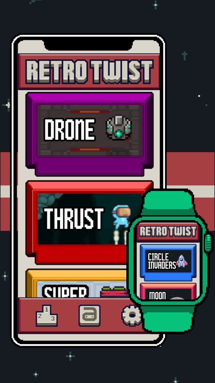 Retro Twist - Watch Games