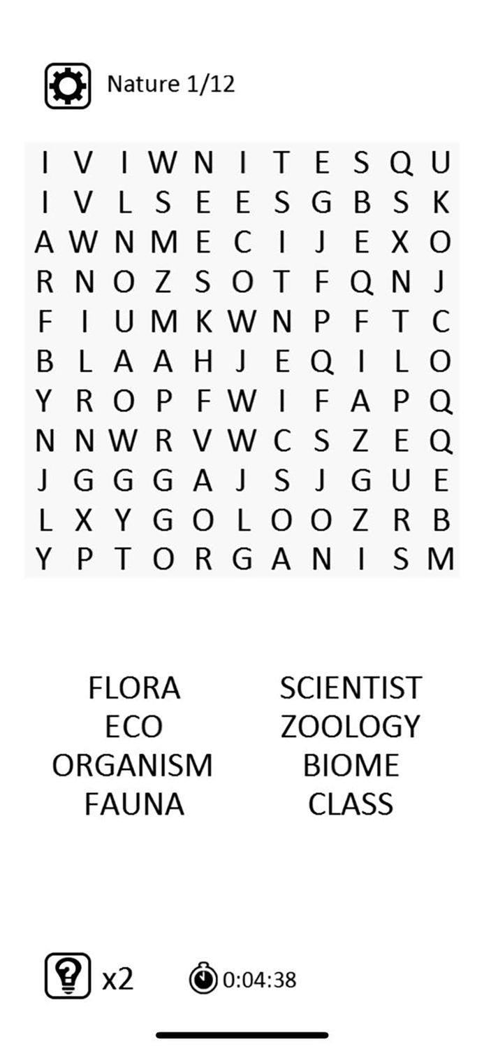 Find Word -Search english word