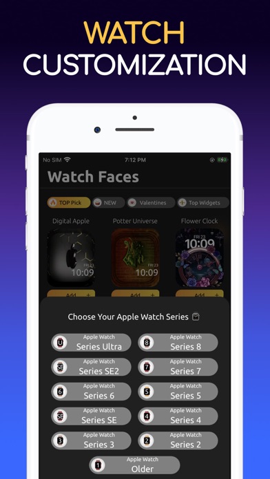 Watch Faces Gallery & Widgets Screenshot