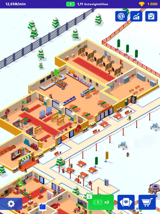 Snímek obrazovky 4 Ski Resort: Idle Snow Tycoon iphone