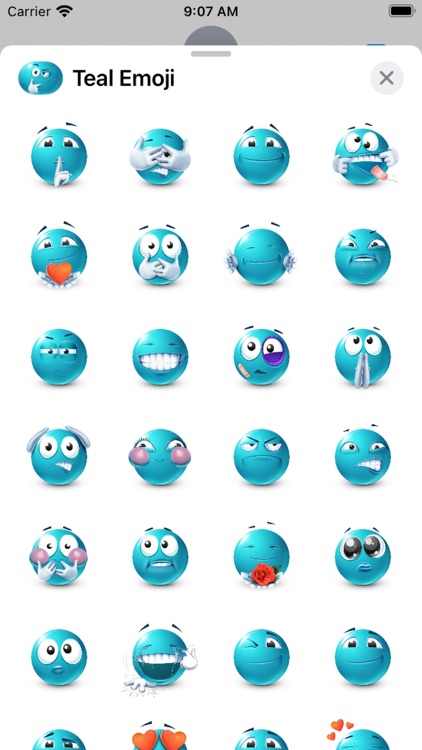 Teal Emoji screenshot-4