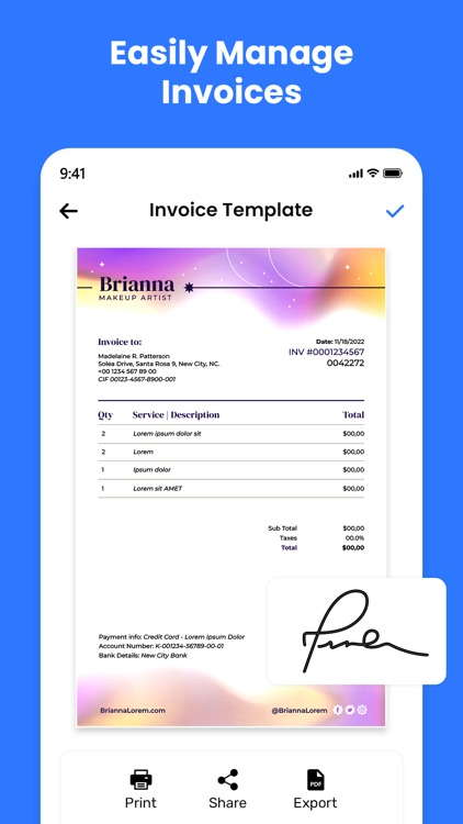 Invoice Maker - Estimate Maker