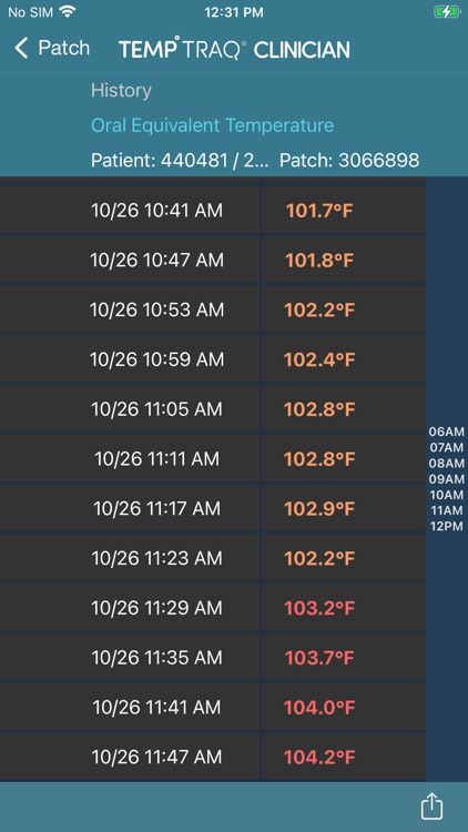 TempTraq Clinician screenshot-7