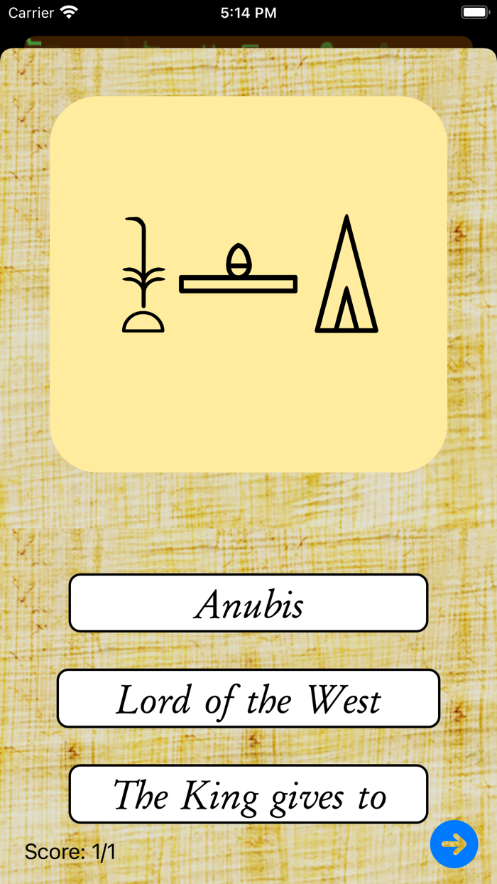 Hieroglyph FlashCards