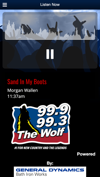 99.9 THE WOLF screenshot 2