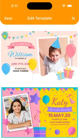 Game screenshot Birthday Invitations Maker hack