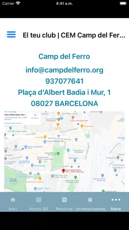Game screenshot CEM Camp del Ferro apk