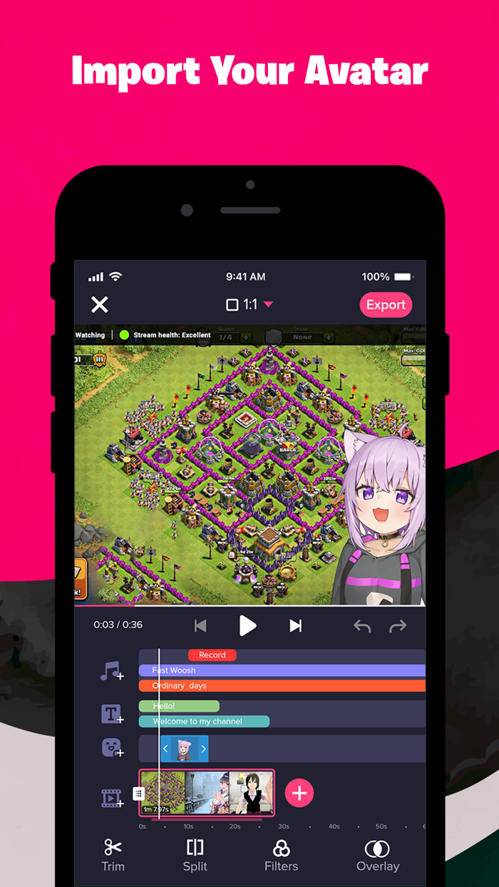 Vtuber - Vtube video editor