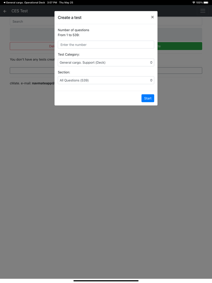 General cargo Support Deck CES