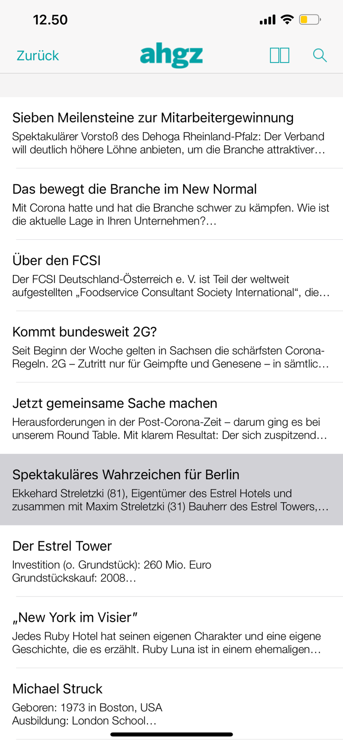 AHGZ Zeitungsapp