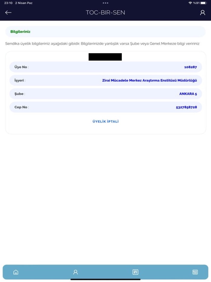 Toç Bir-Sen Dijital Kimlik