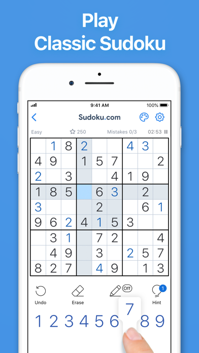 Sudoku.com - Sudoku Puzzle Screenshot on iOS