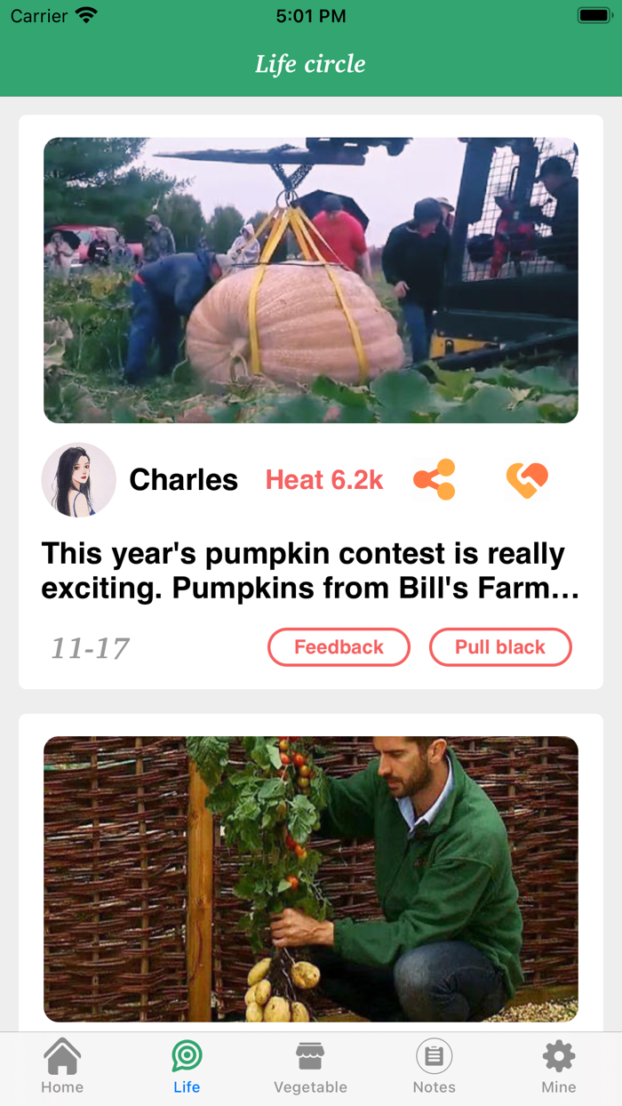 Life Circle Vegetable Delivery