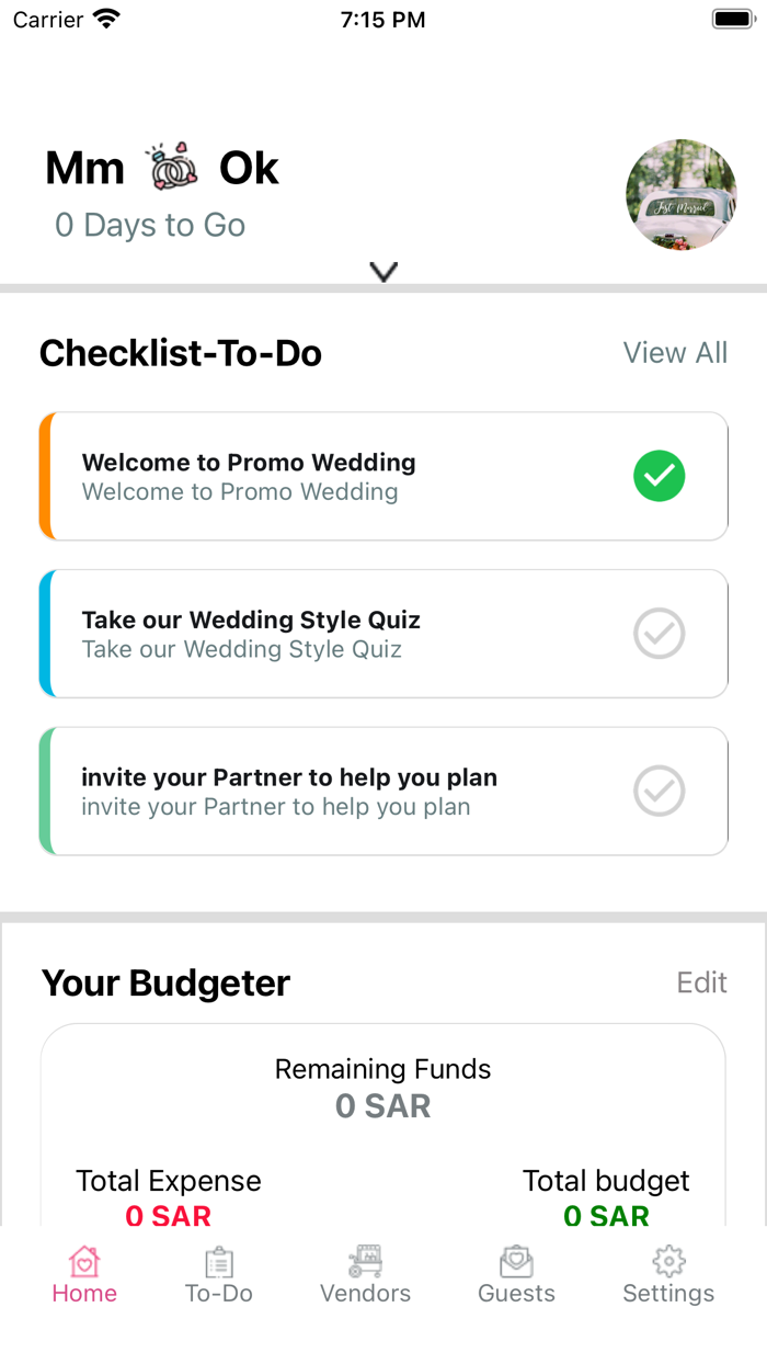 promo wedding app