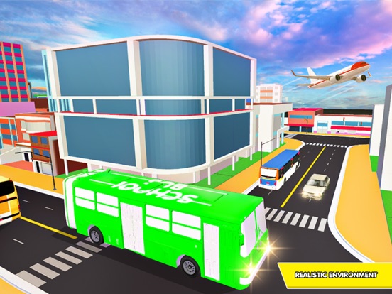 3D City School Bus Simulatorのおすすめ画像4