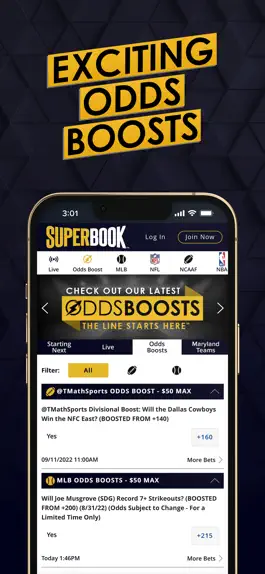 Game screenshot SuperBook Sports Maryland apk