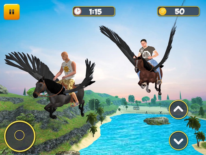 Flying Unicorn Racing 3D