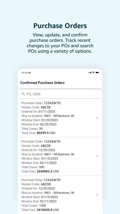 Amazon Vendor screenshot 3