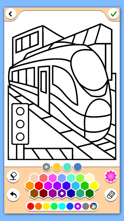 train coloring pages for kids
