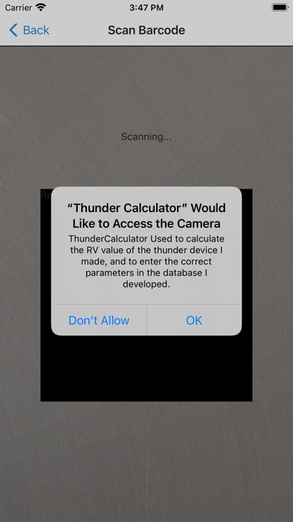 Thunder Calculator
