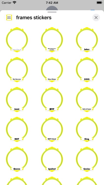 frames stickers