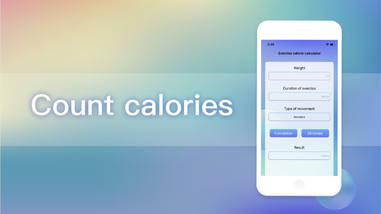 Exercise calorie calculator