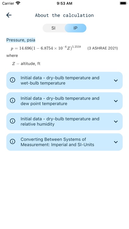 HVAC engineering calculator screenshot-3