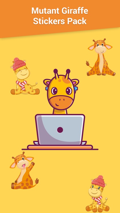 Mutant Giraffes Animated Emoji