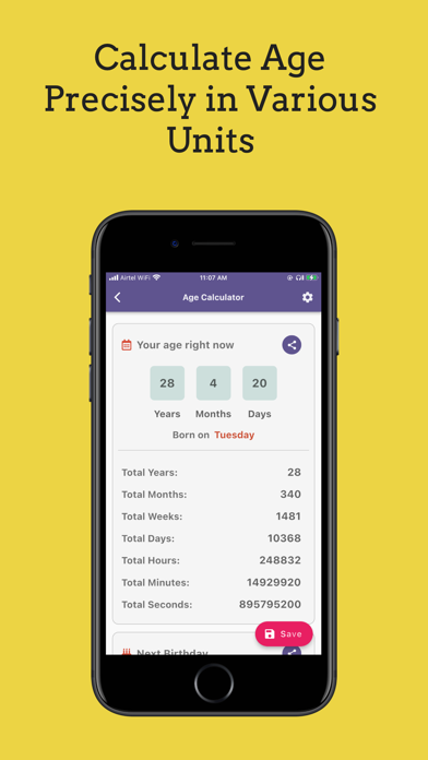 Age Calculator - Know Your Ageのおすすめ画像2