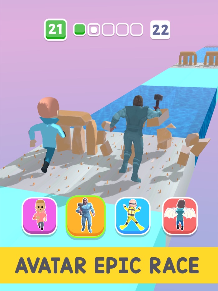 Avatar Transform Race