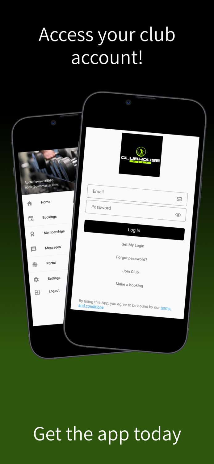 Clubhouse Golf Member App