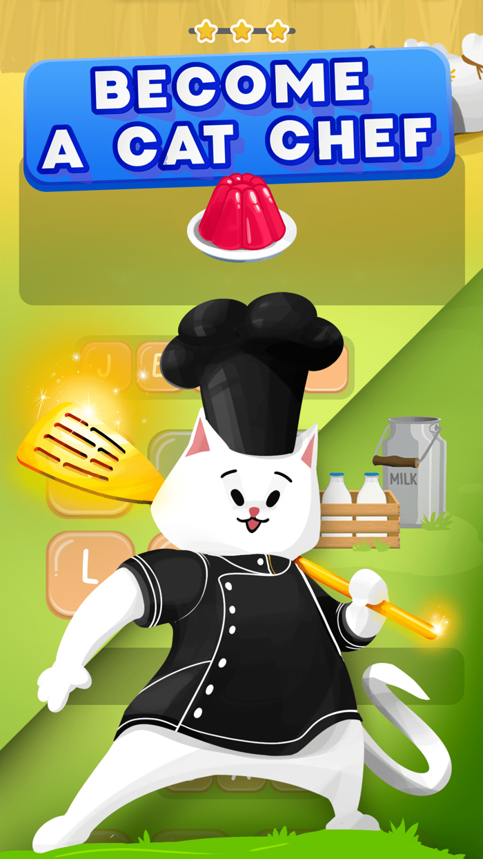 Chef the Cat Cooking puzzle