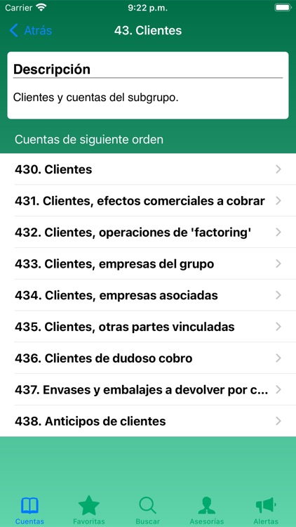 Cuadro de cuentas - PGC screenshot-3