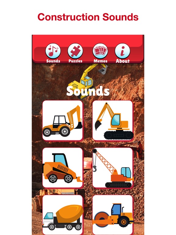 Construction Truck Kids Games! screenshot 2