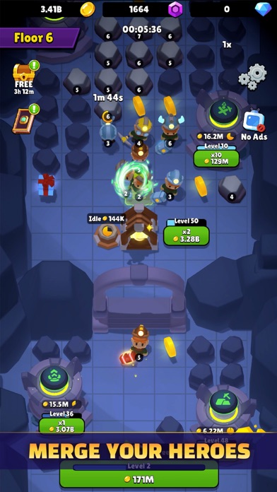 Gold & Heroes Hack screenshot 2 - game app interface