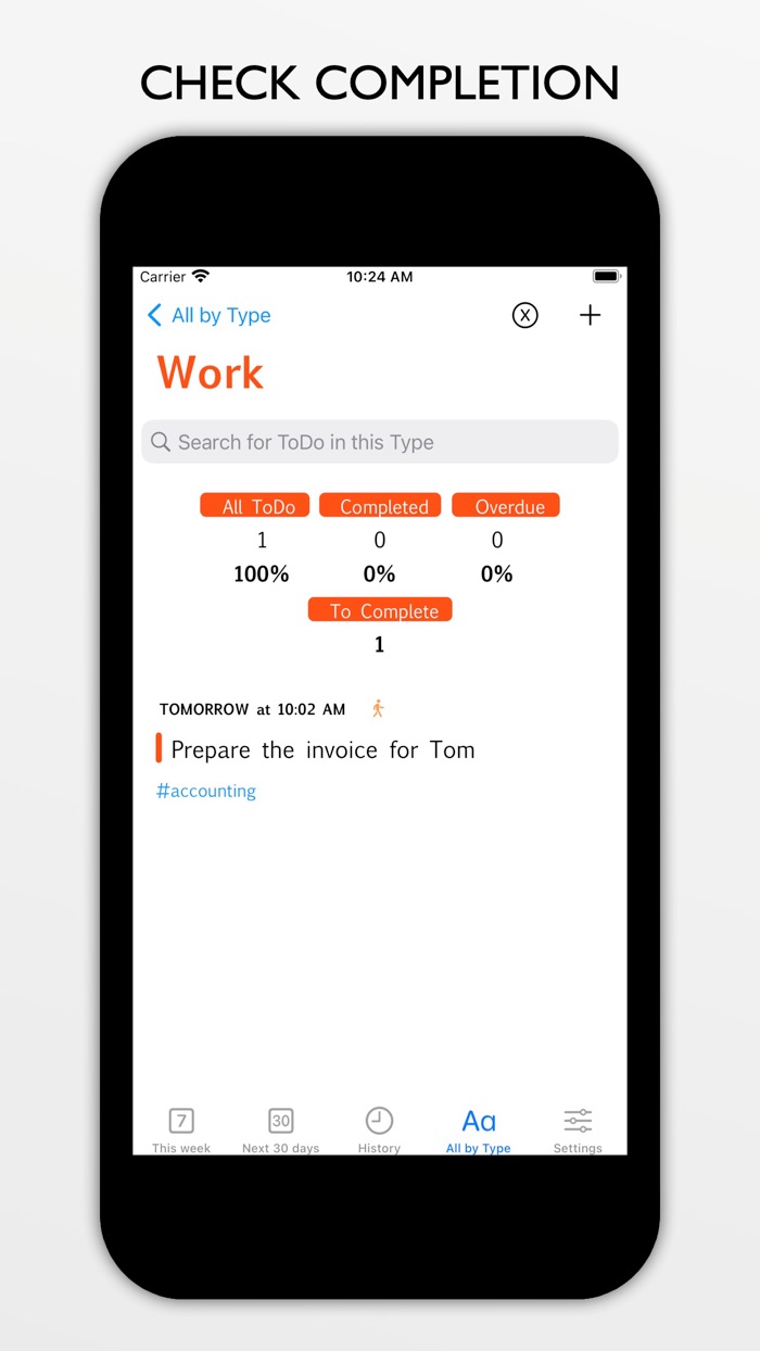 10080 Essential to-do manager