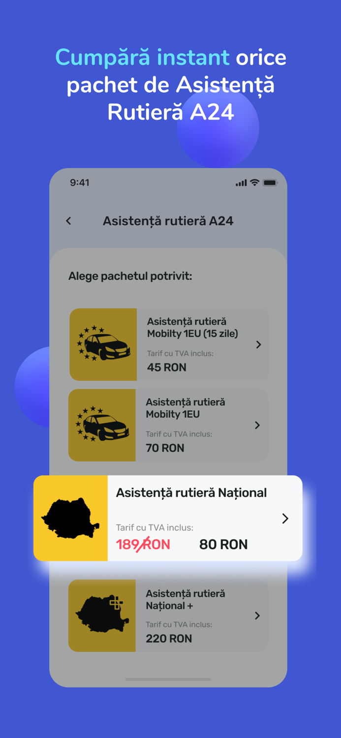 Drum Bun - RCA, Rovinietă, ITP