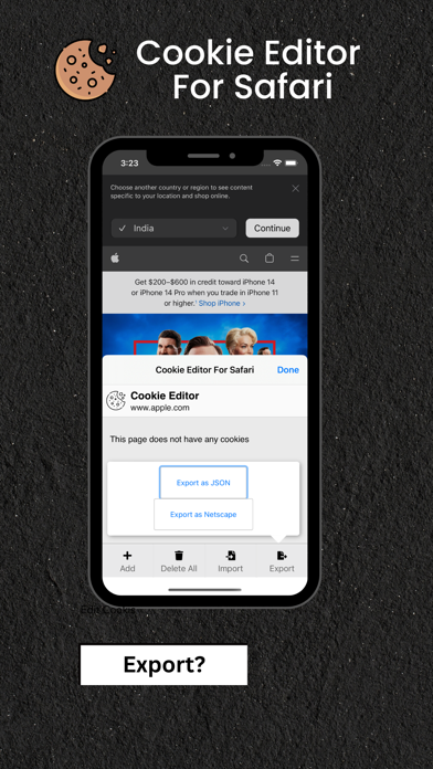 Cookie Editor - For Safariのおすすめ画像6
