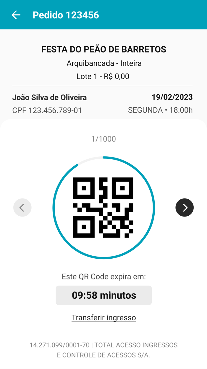 Total Acesso Ingressos