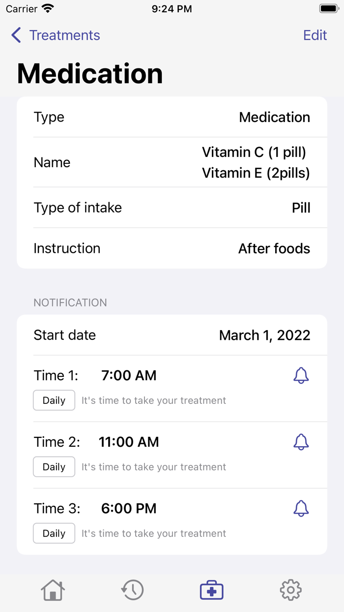 MedAss - Medical Reminders