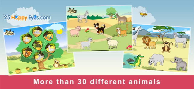 ‎Joyful Animals Game for Kids Screenshot