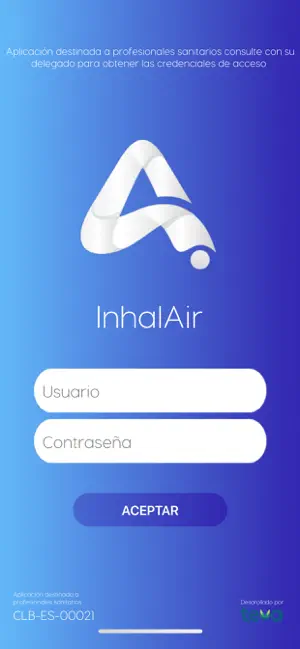 Captura de Pantalla 1 InhalAir iphone