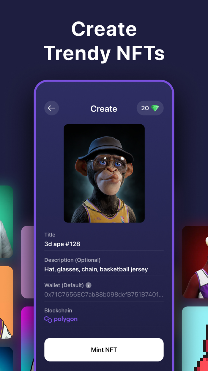 NFT ON・Create NFTs for OpenSea
