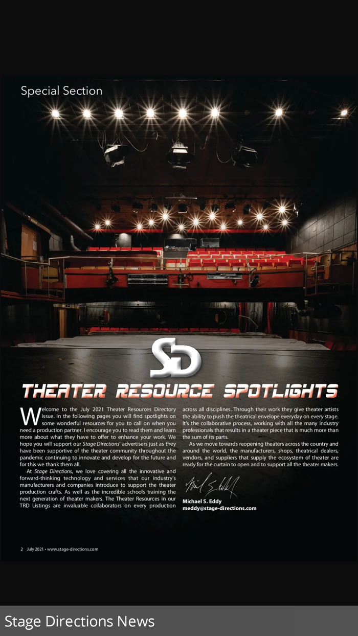 Stage Directions Magazine HD