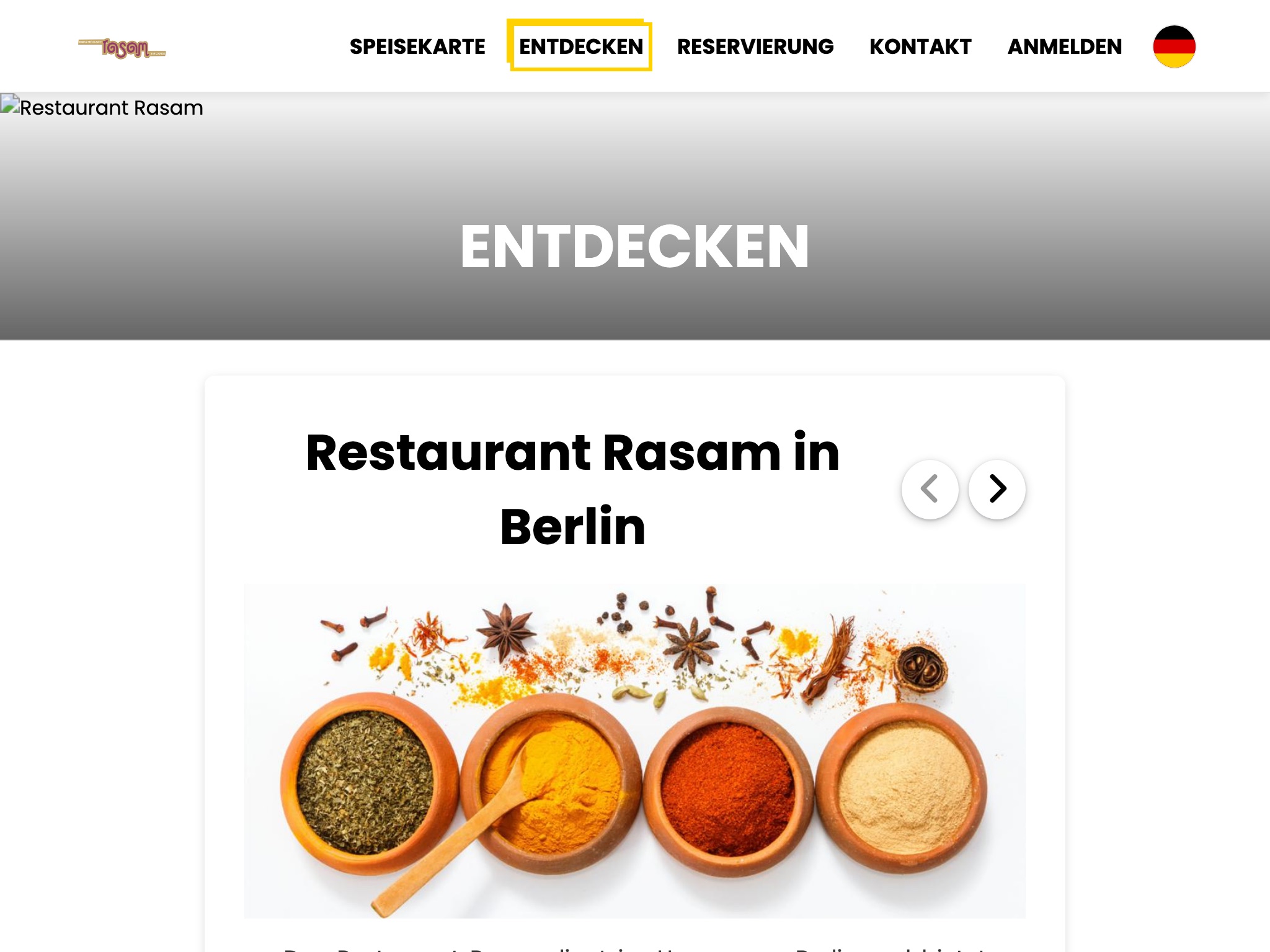 Restaurant Rasam screenshot 3