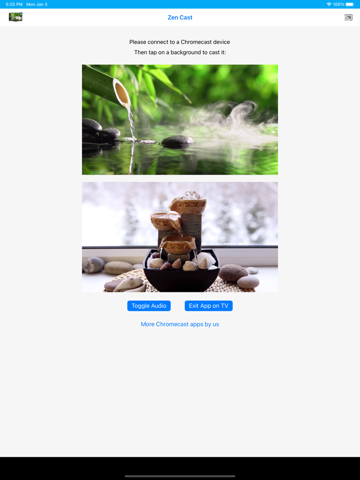 Relaxing Zen Backgrounds on TV