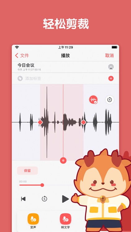 录音机-专业录音和转文字软件 screenshot-5